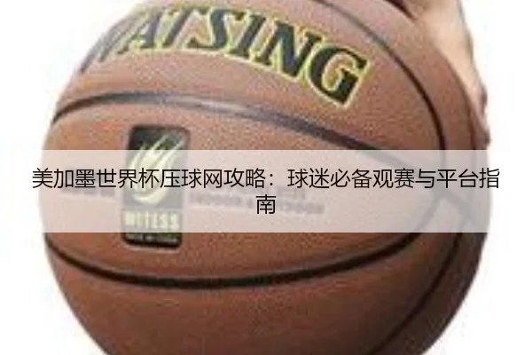 美加墨世界杯压球网攻略：球迷必备观赛与平台指南